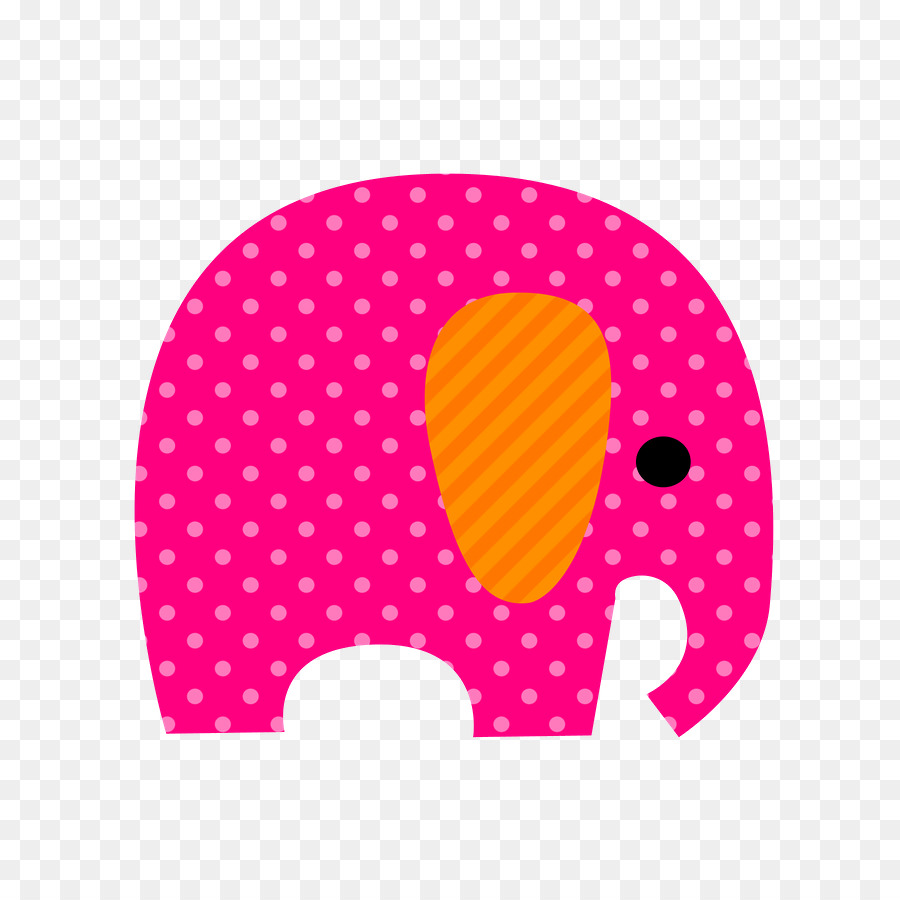 Elefante Rosa，Bolinhas PNG