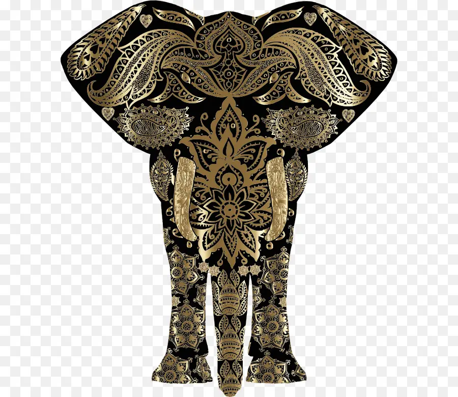 Elefante Decorativo，Arte PNG