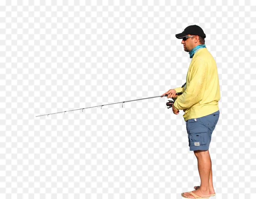 Homem Pescando，Vara De Pesca PNG