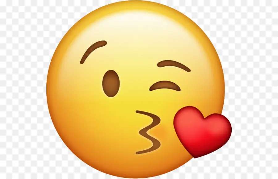 Emoji，Beijo PNG
