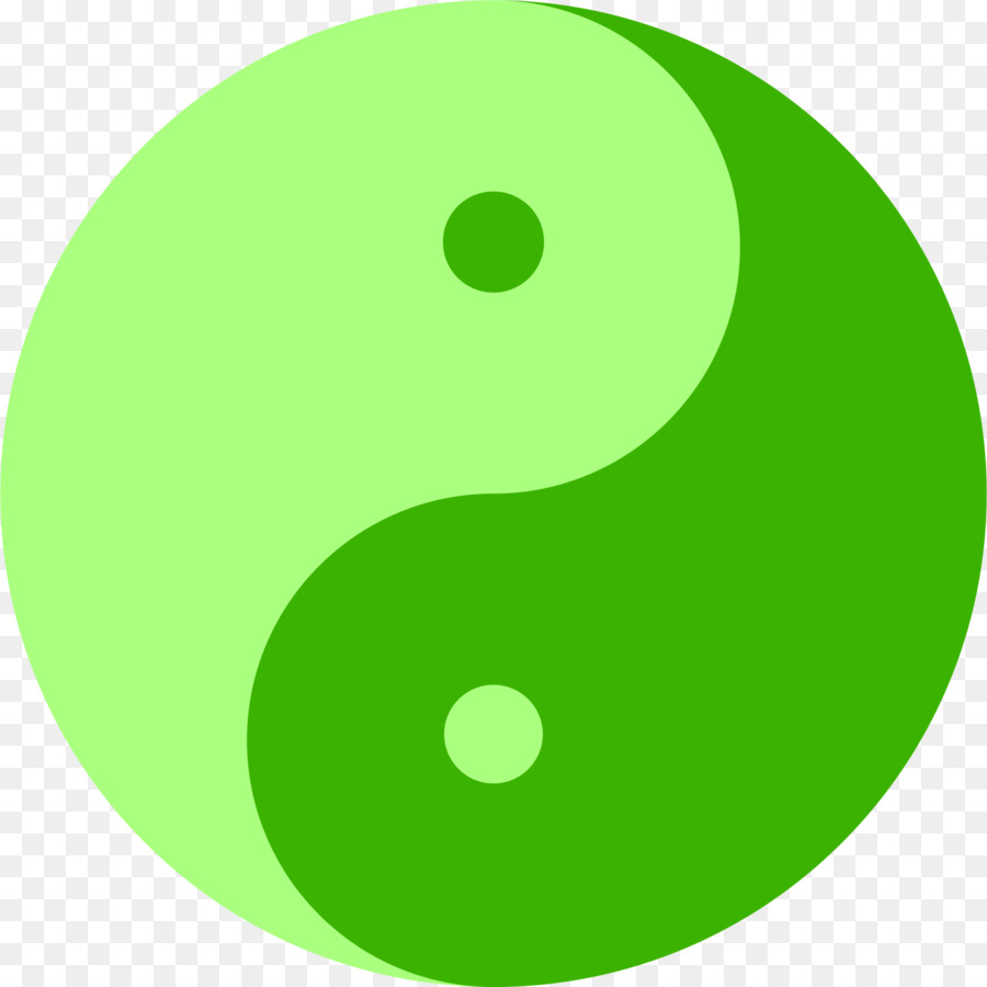 Verde Yin Yang，Equilíbrio PNG