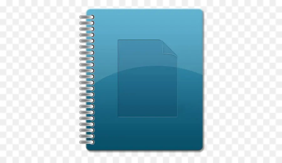 Caderno Azul，Espiral PNG