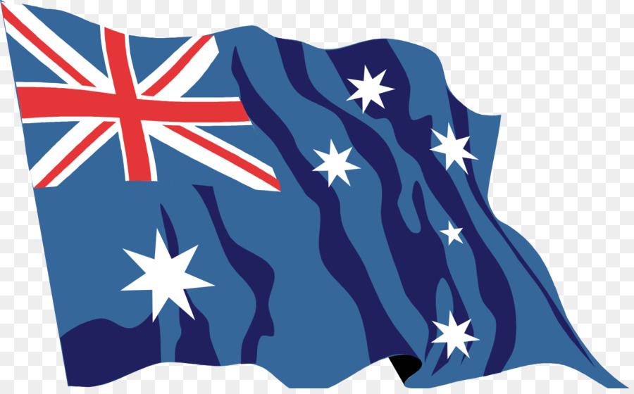 Bandeira Australiana，Azul PNG