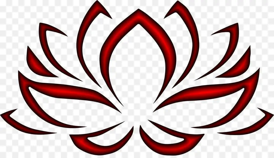 Flor De Lótus，Vermelho PNG