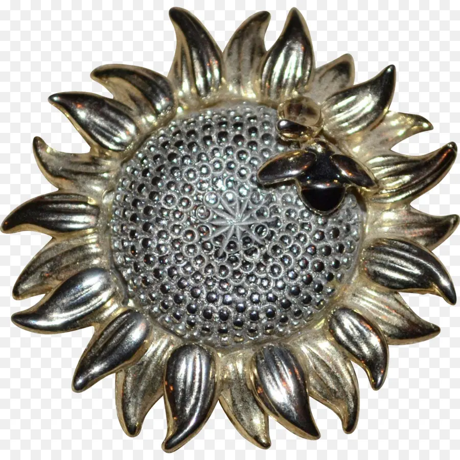 Broche De Girassol，Flor PNG