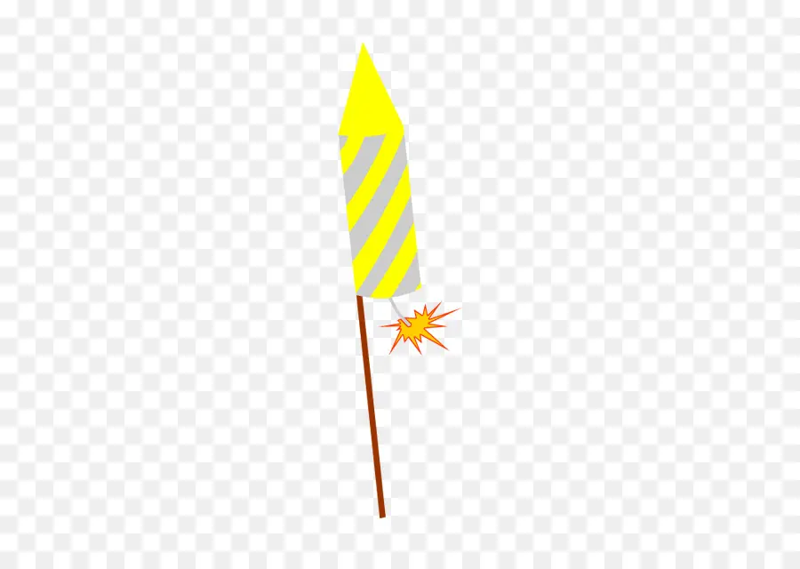 Fogo De Artifício Amarelo，Foguete PNG