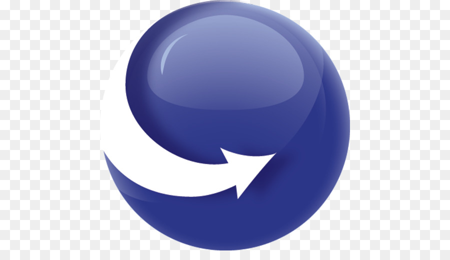 Esfera Azul Com Flecha，Globo PNG