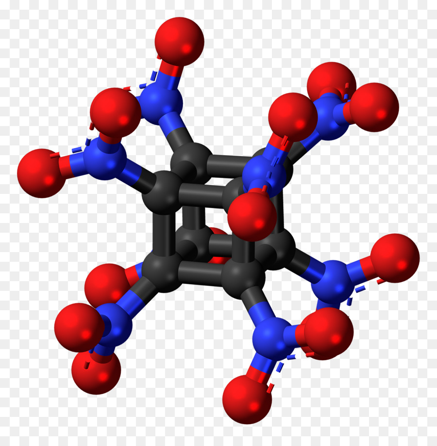 Octanitrocubane，Molécula PNG