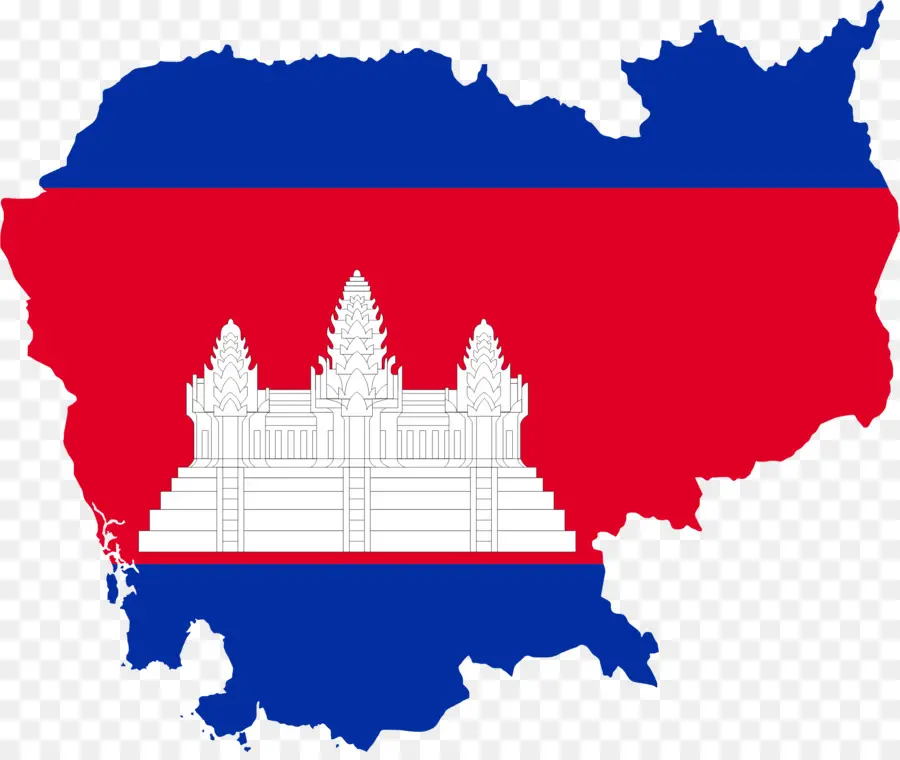 Mapa Do Camboja，Bandeira PNG