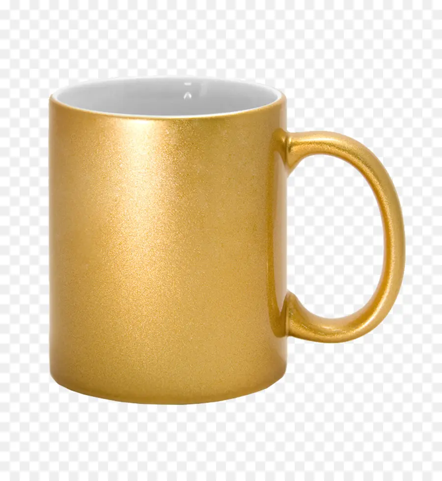 Caneca Dourada，Xícara PNG