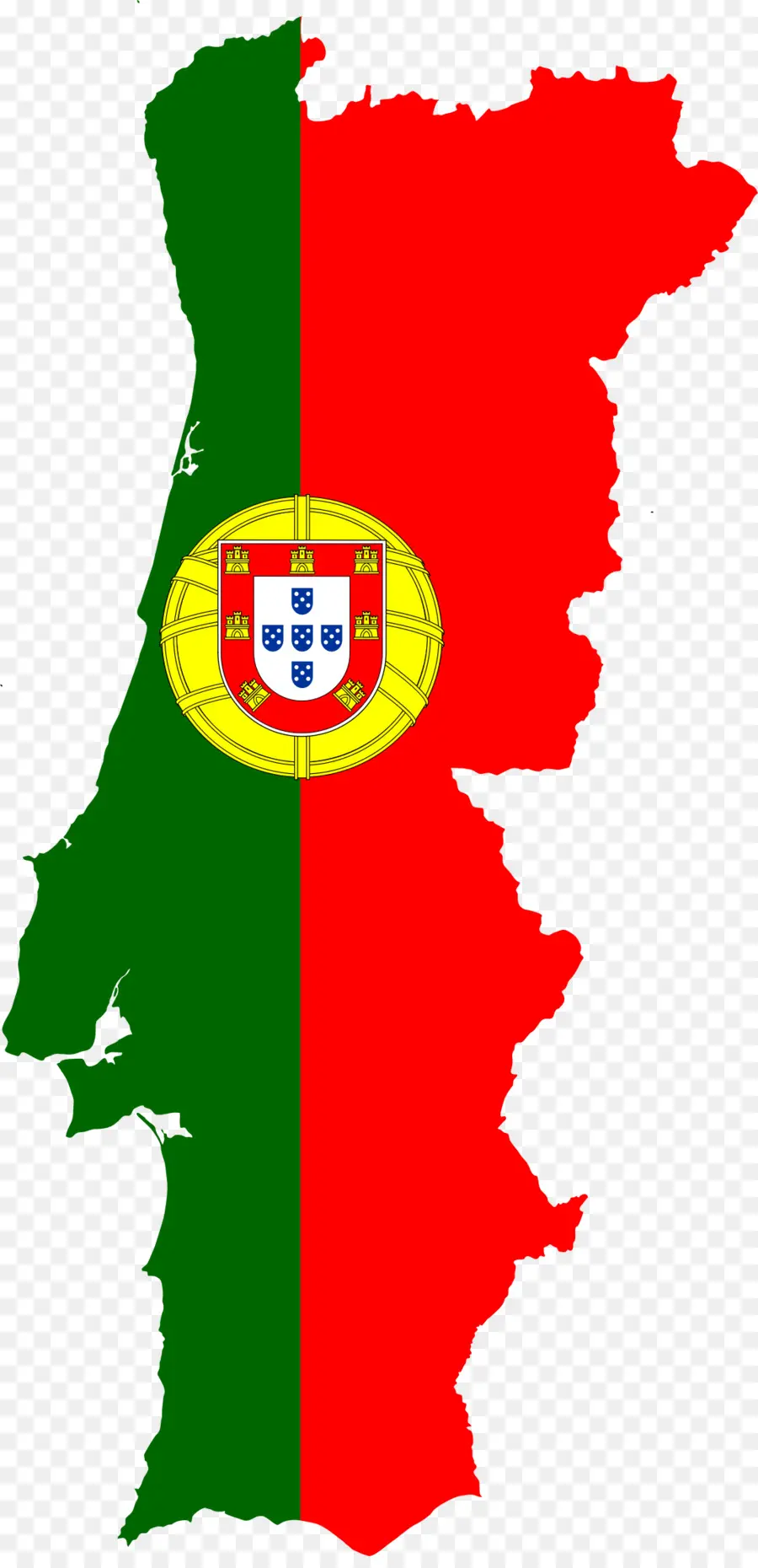 Mapa De Portugal，Bandeira PNG