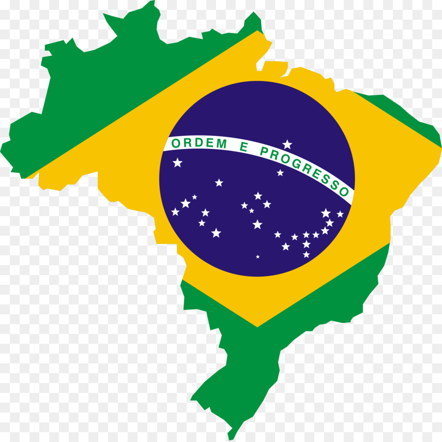 Bandeira de traçado de pincel do brasil, Vetor Premium