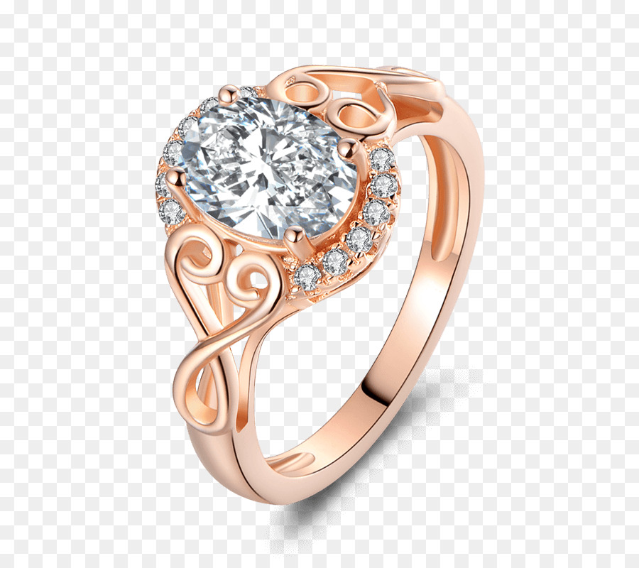 Anel De Diamante，Ouro PNG