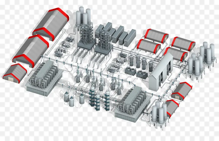 Layout De Fábrica，Industrial PNG