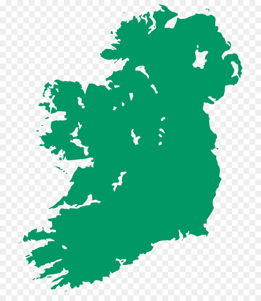 Mapa Da Irlanda，País PNG