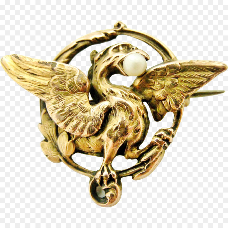 Broche De Pássaro Dourado，Pássaro PNG