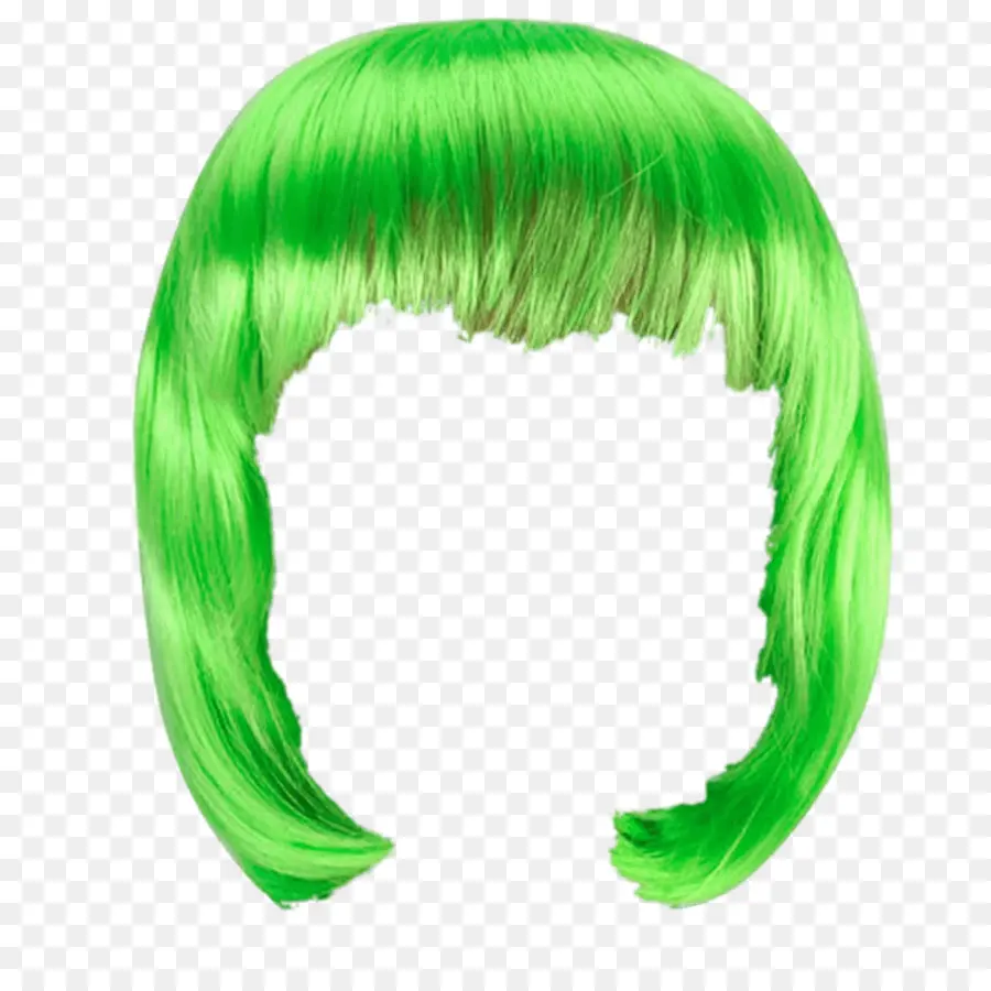 Peruca Verde，Cabelo PNG