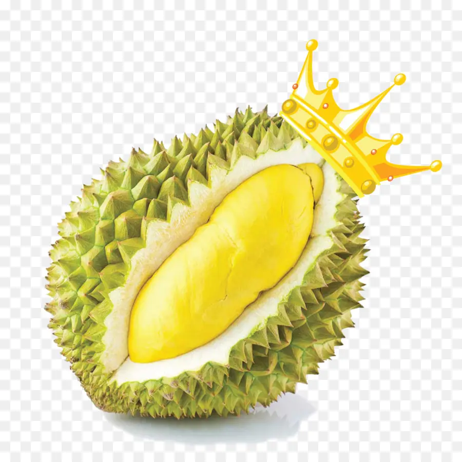 Durian Com Coroa，Rei Das Frutas PNG