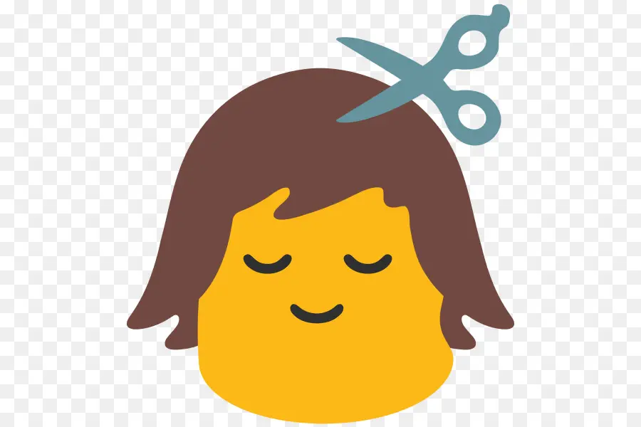 Emoji De Corte De Cabelo，Tesoura PNG