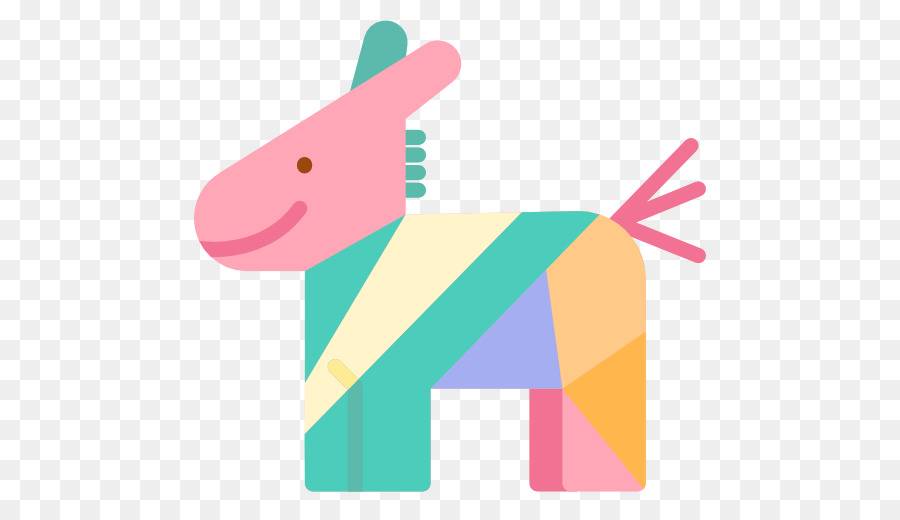 Piñata Colorida，Burro PNG