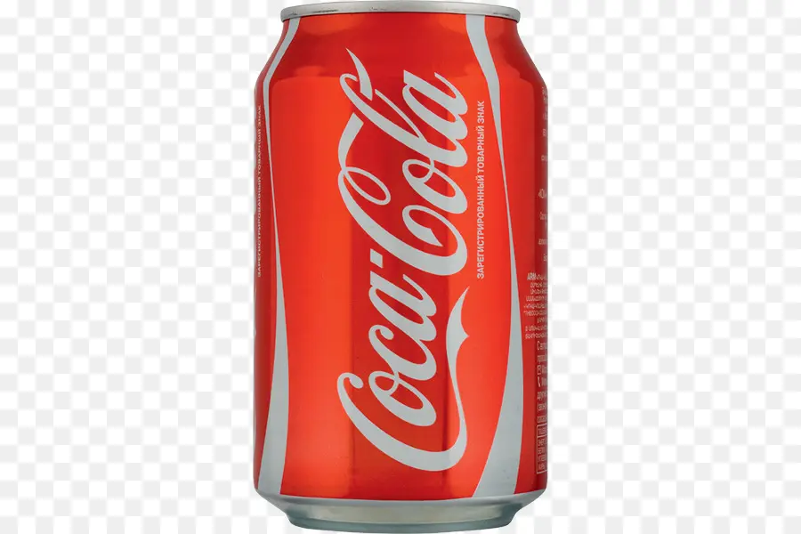 Lata De Coca Cola，Bebida PNG