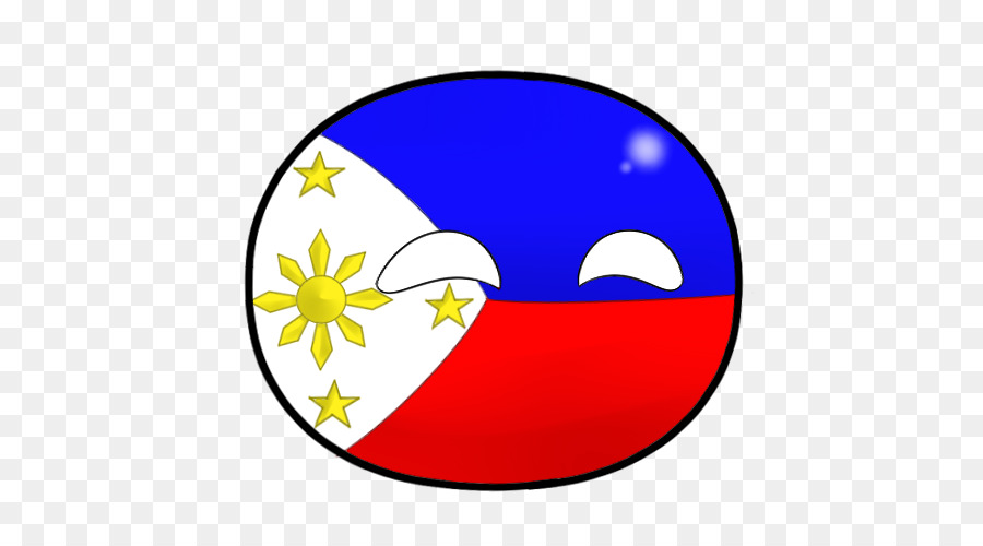 Bola De Bandeira Das Filipinas，Countryball PNG