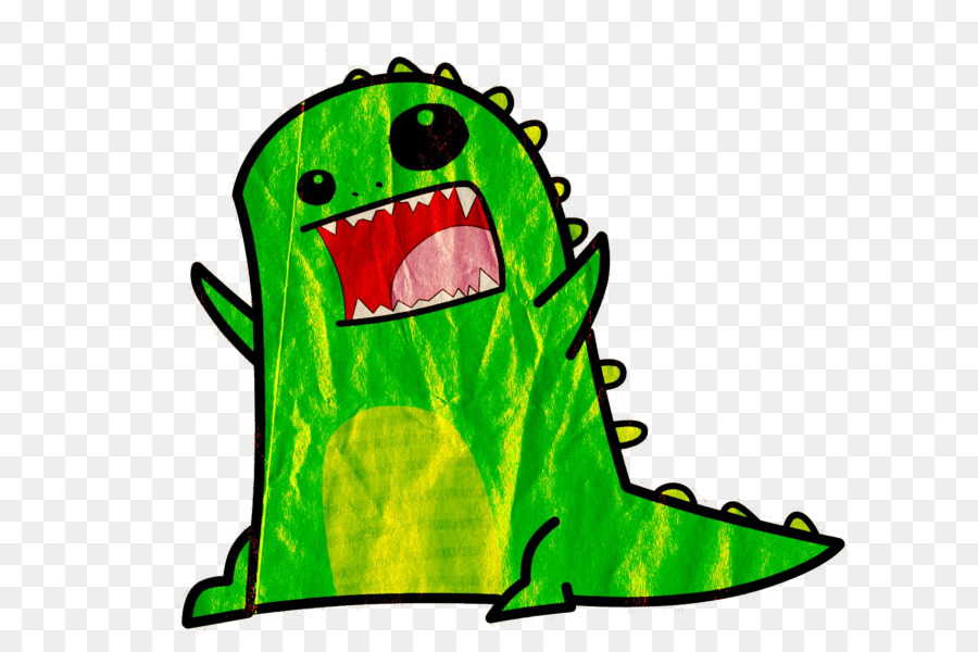 Dinossauro Dos Desenhos Animados，Verde PNG