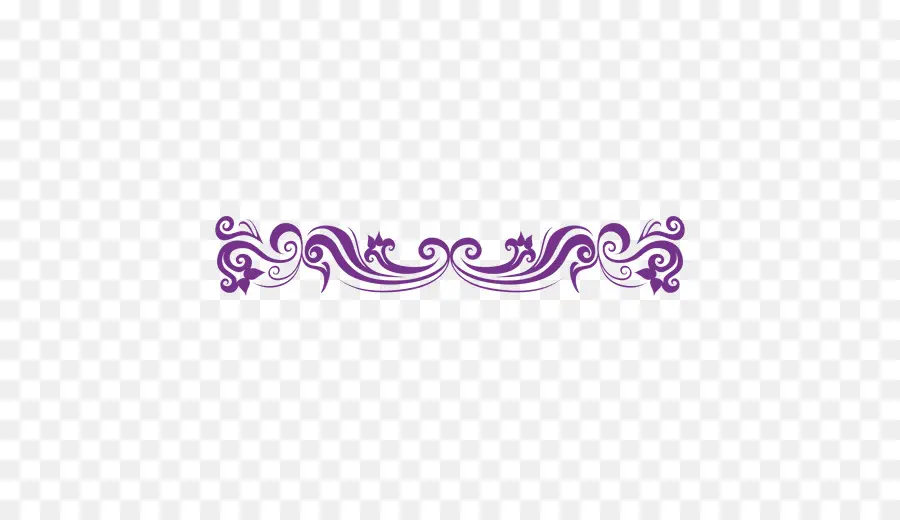 Ornamento Decorativo Roxo，Projeto PNG