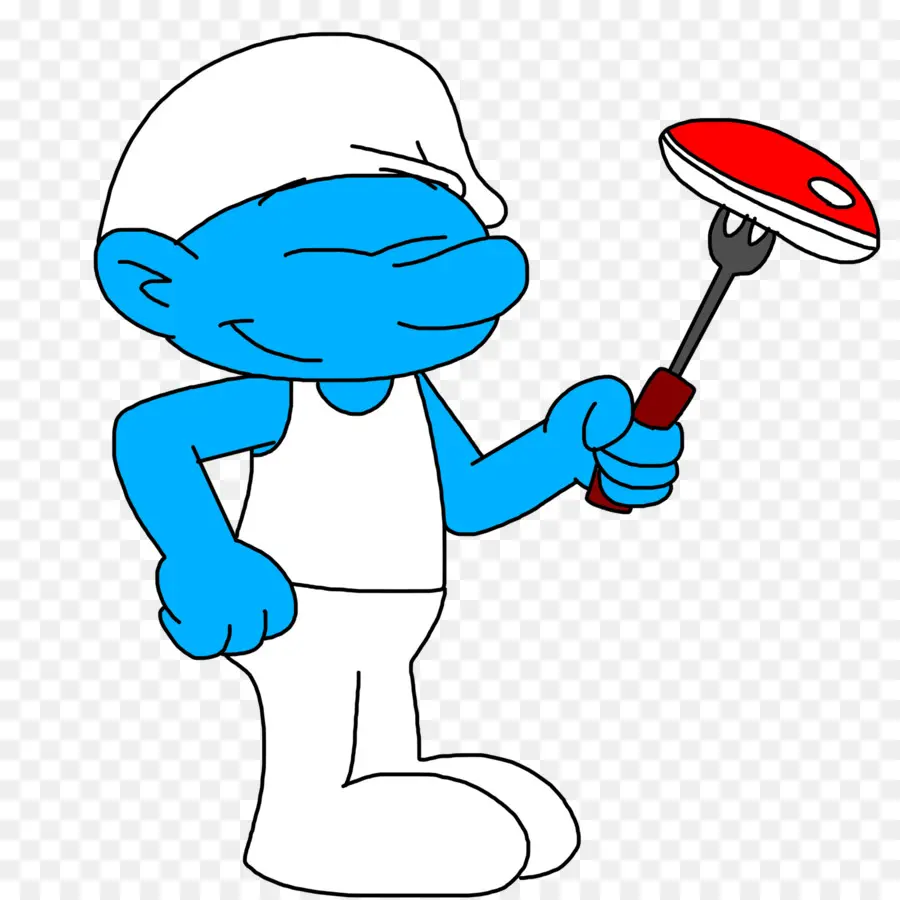 Personagem De Desenho Animado Azul，Smurf PNG