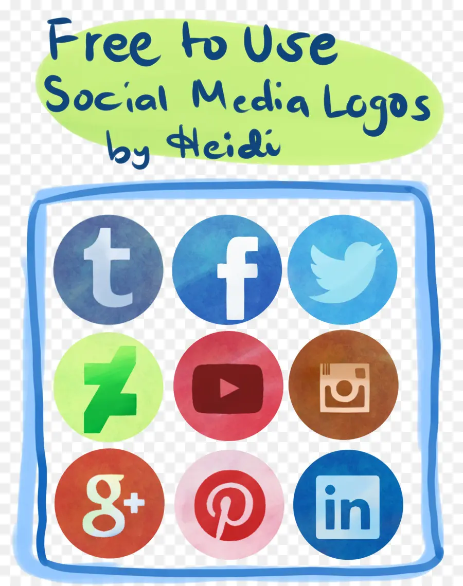 Logotipos De Mídia Social，ícones PNG