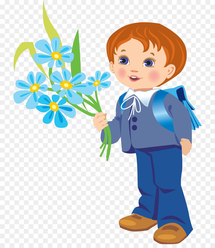 Menino Com Flores，Criança PNG