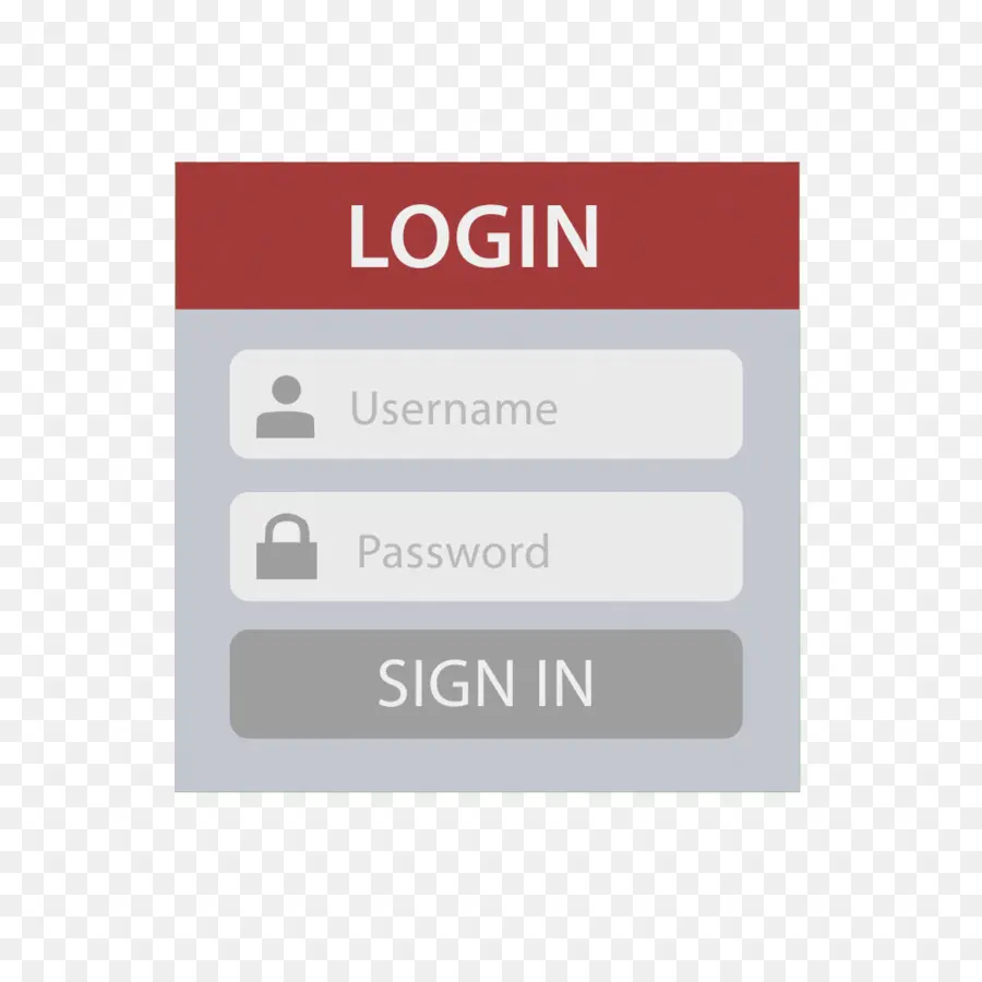 Tela De Login，Nome De Usuário PNG