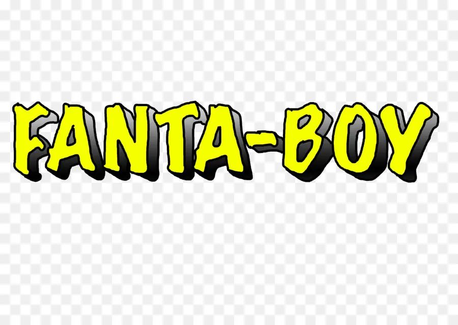 Texto Fanta Boy，Amarelo PNG