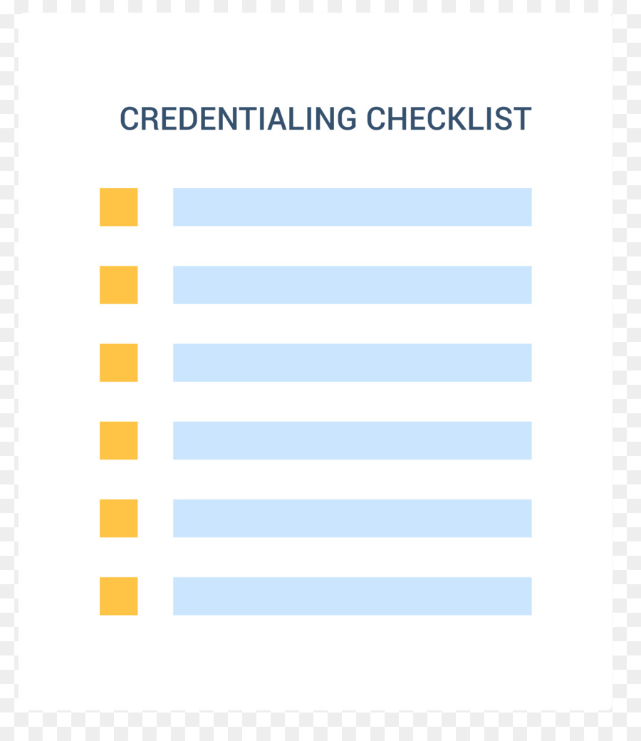 Lista De Verificação，Credenciamento PNG