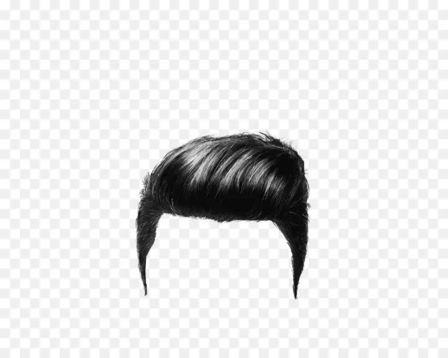 Cabelo Preto，Penteado PNG