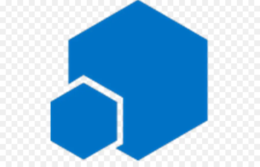 Logotipo Hexágono Azul，Hexágono PNG