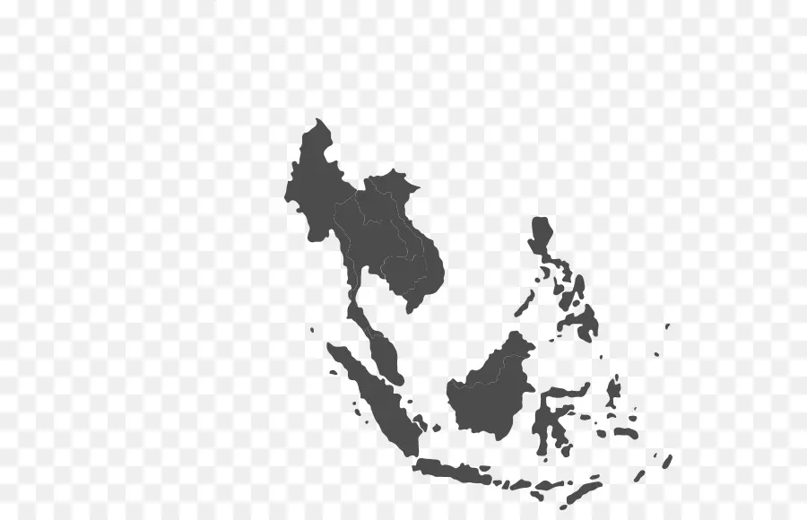 Sudeste Da ásia，Mapa PNG