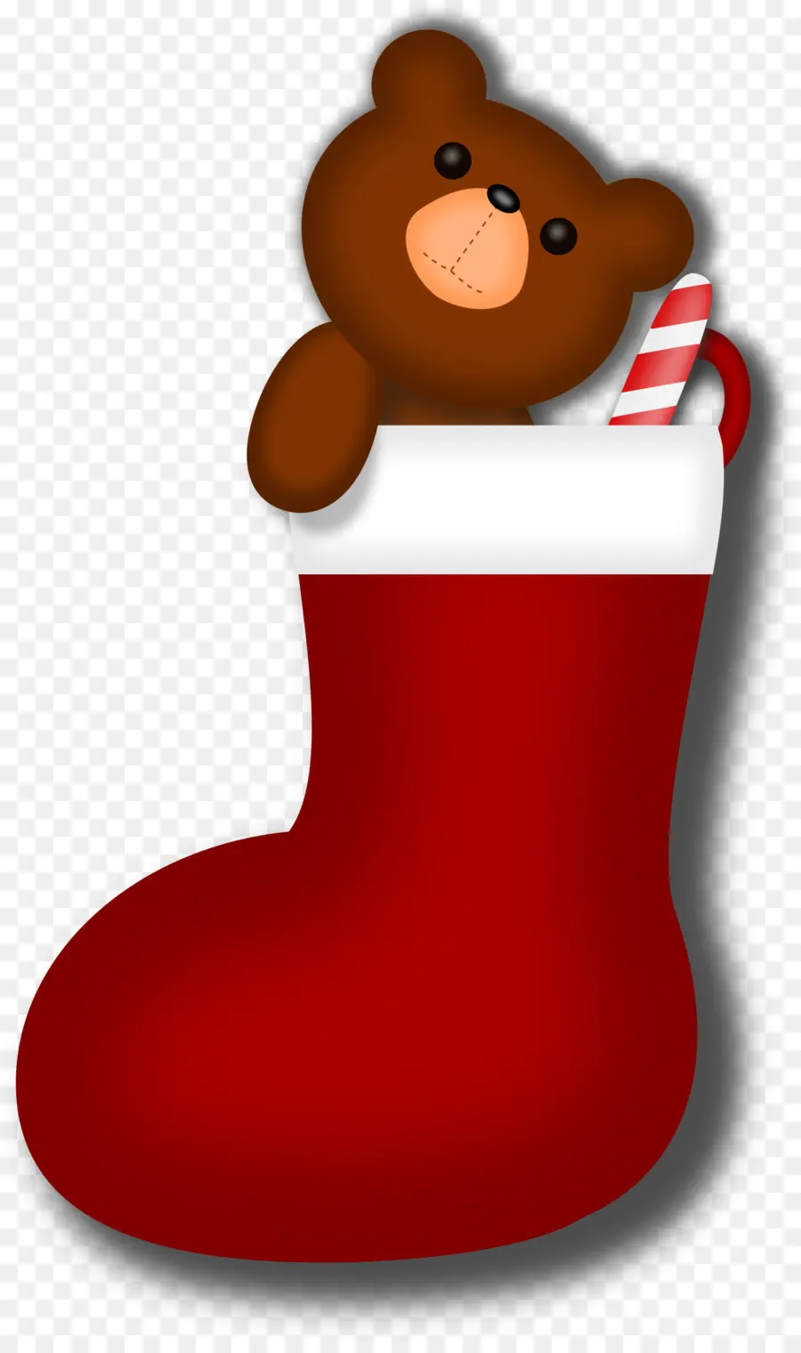 Meia De Natal，Ursinho De Pelúcia PNG