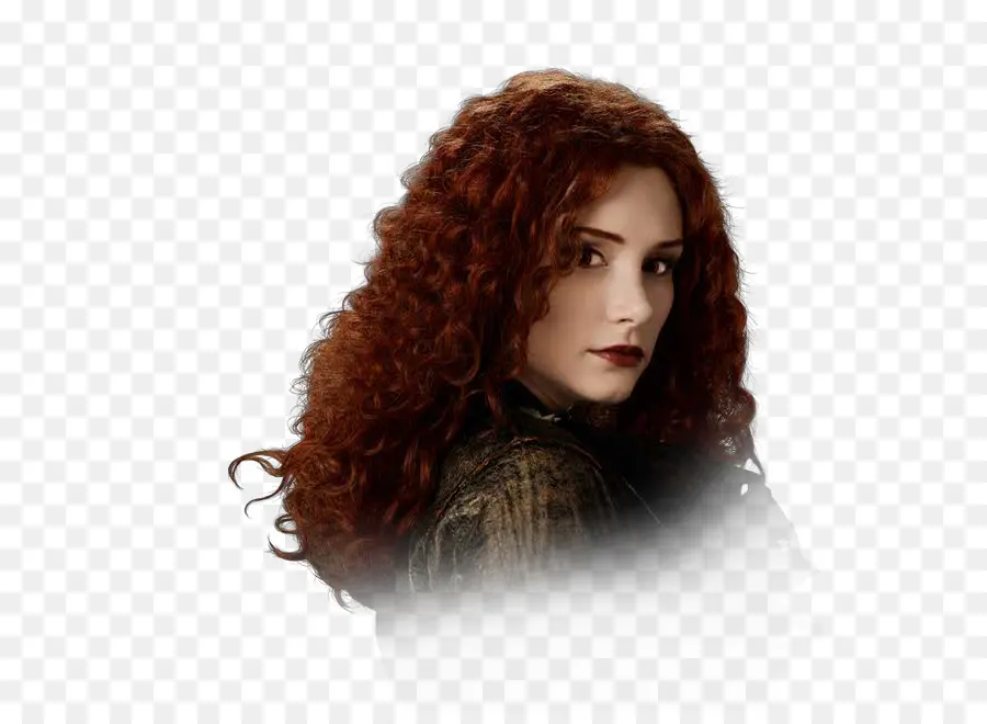 Mulher Com Cabelo Cacheado，Cabelo Ruivo PNG