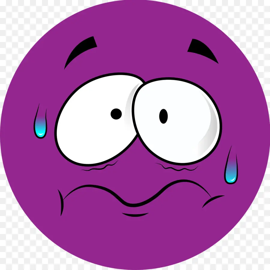 Emoji Roxo，Emoticons PNG