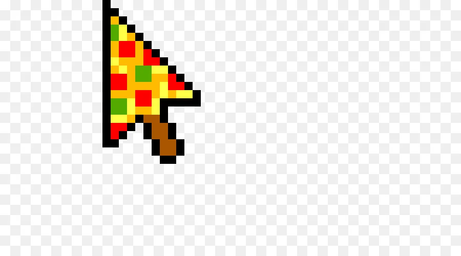 Fatia De Pizza Pixelada，Pizza PNG