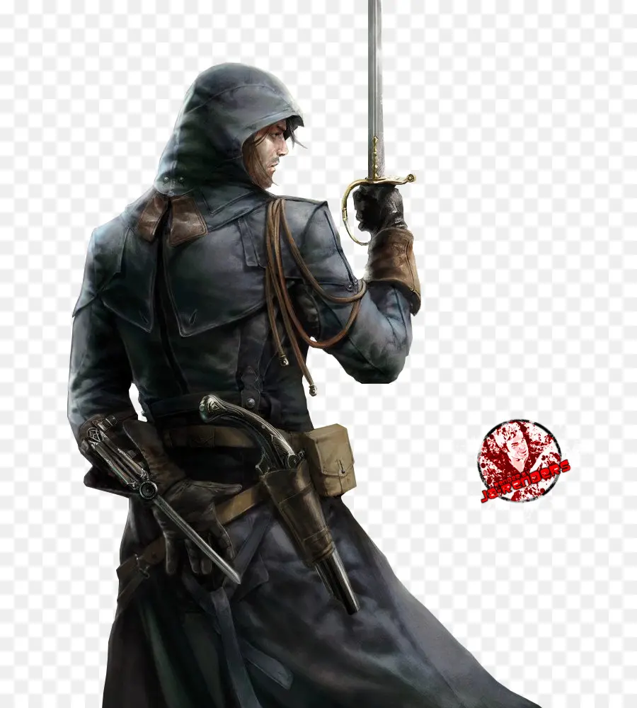 Personagem Assassino，Espada PNG