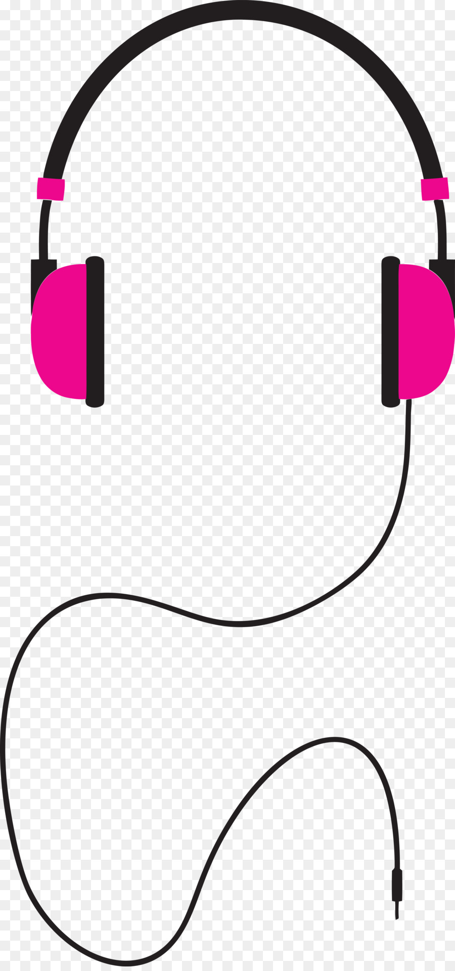 Fones De Ouvido，Rosa PNG