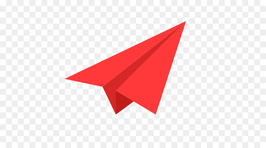 Avião De Papel Vermelho，Origami PNG