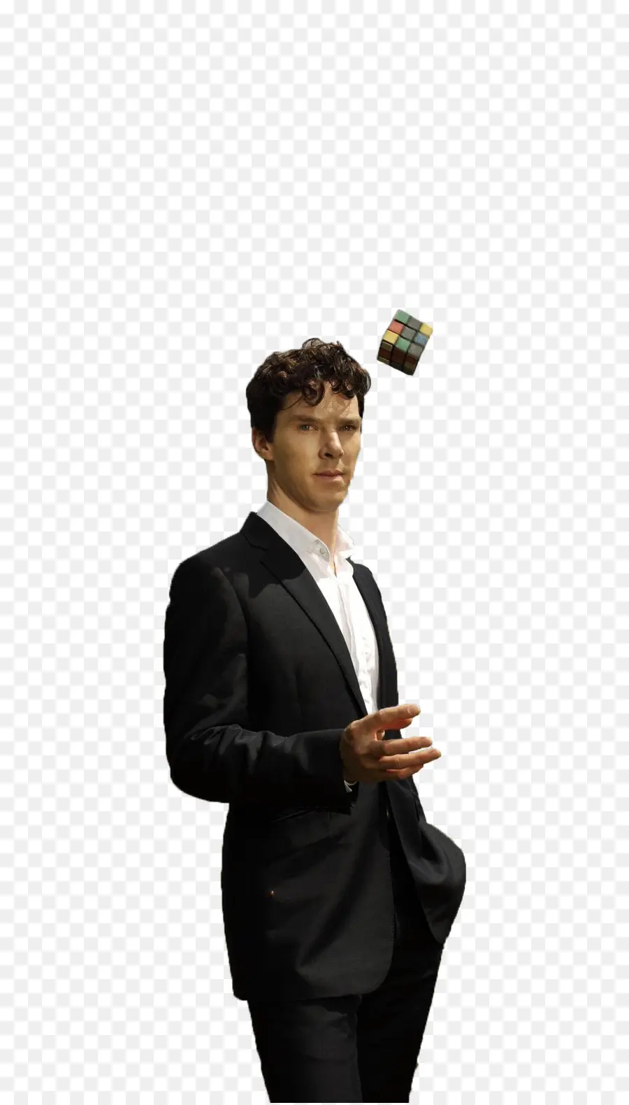 Homem Com Cubo De Rubik，Malabarismo PNG