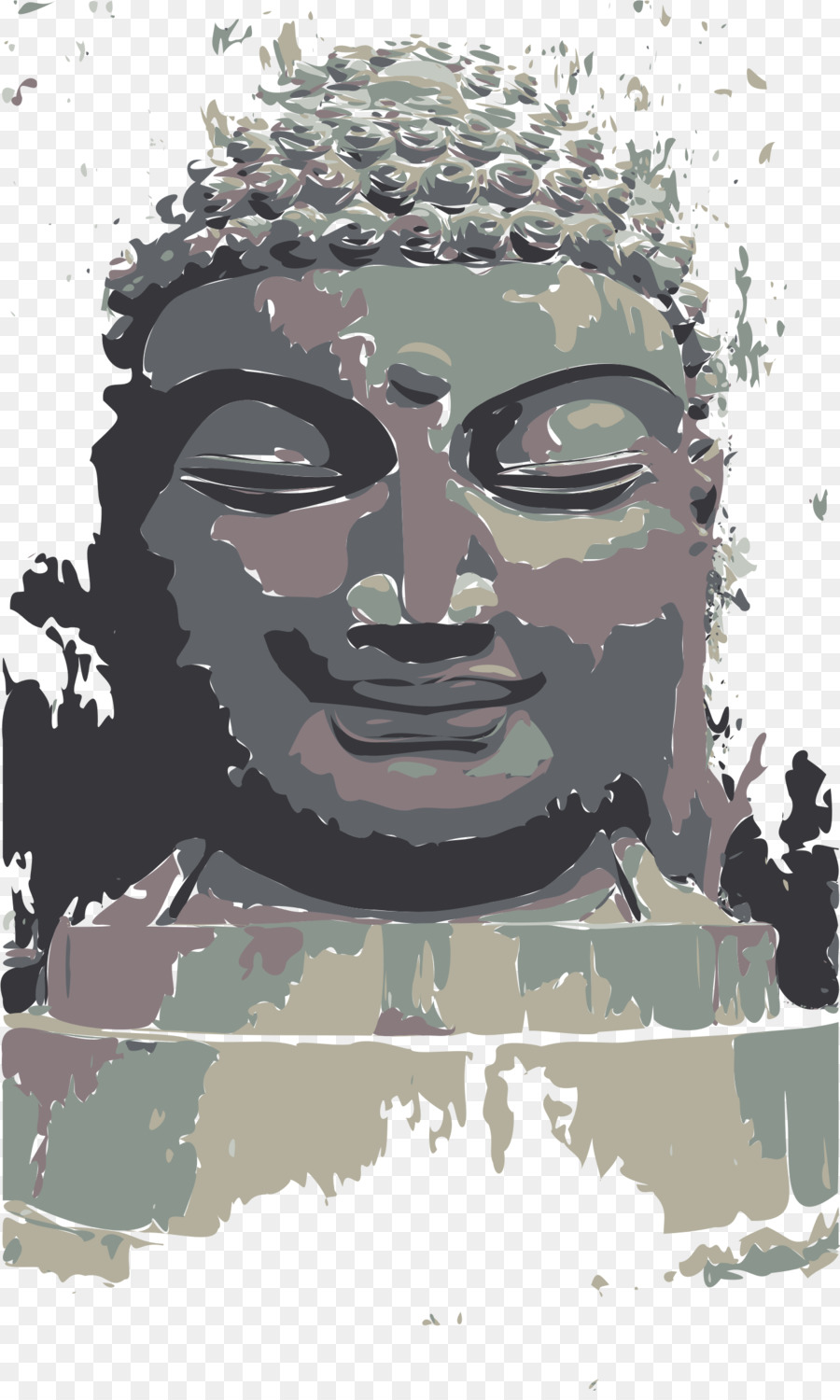 Estátua De Buda，Face PNG