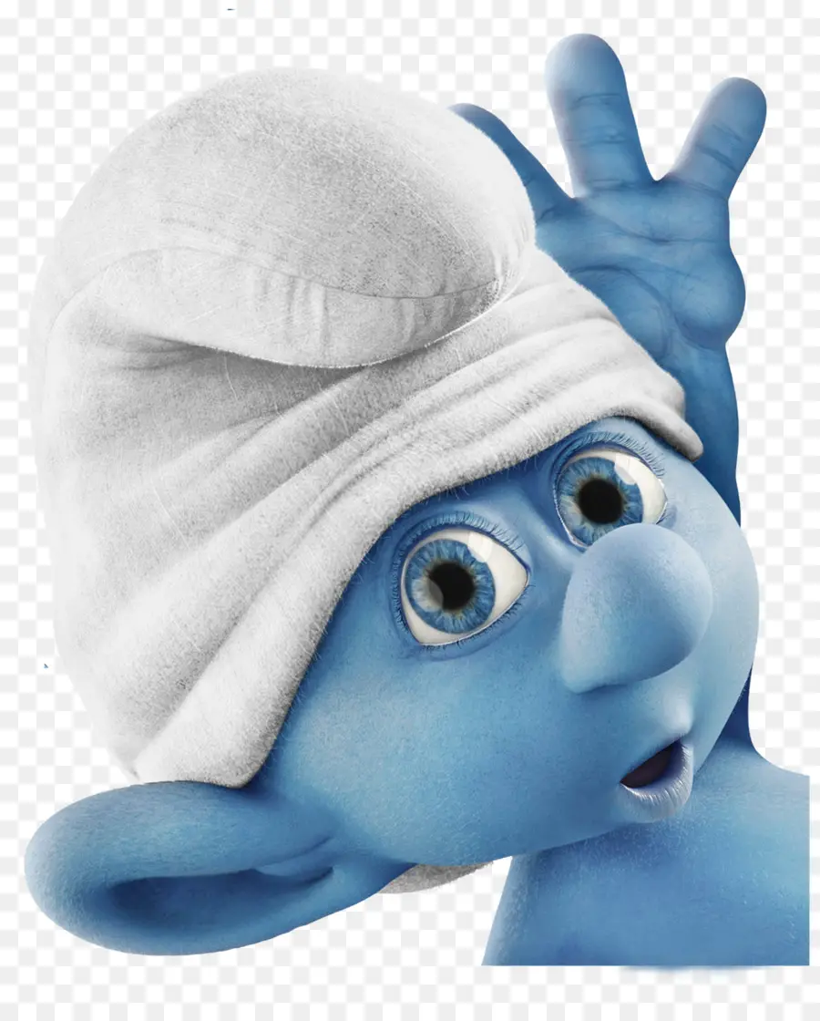 Personagem De Desenho Animado Azul，Smurf PNG