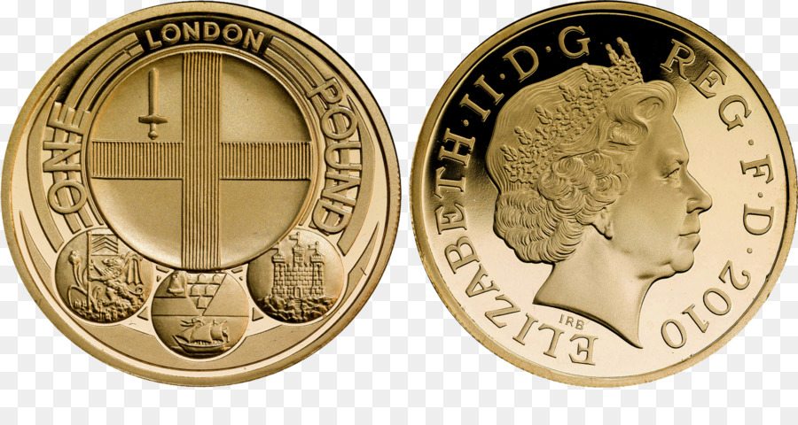 Moeda De Libra De Londres，Ouro PNG