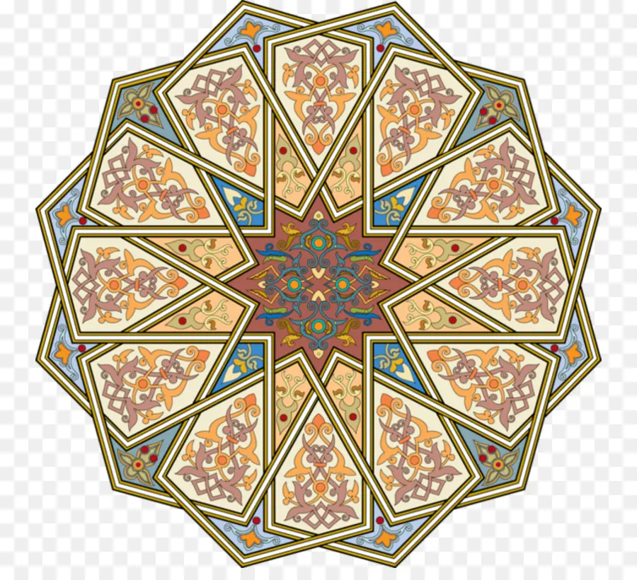 Islâmica Padrões Geométricos，Arte Islâmica PNG