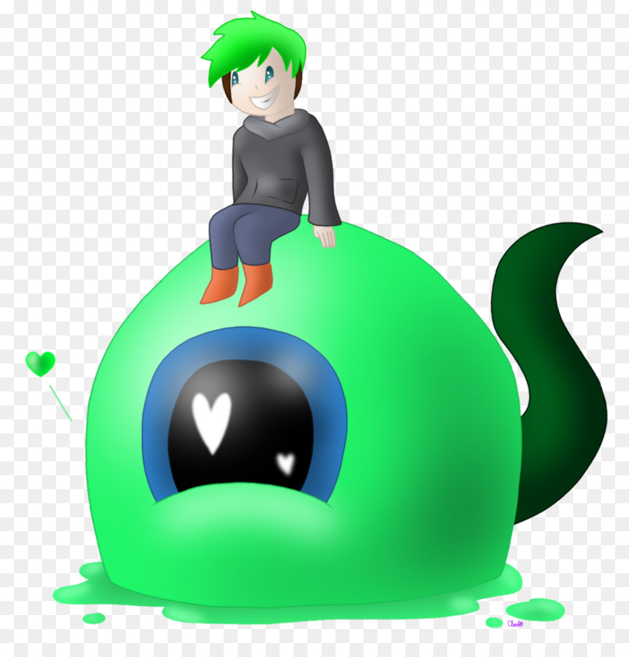 Personagem De Desenho Animado，Verde PNG